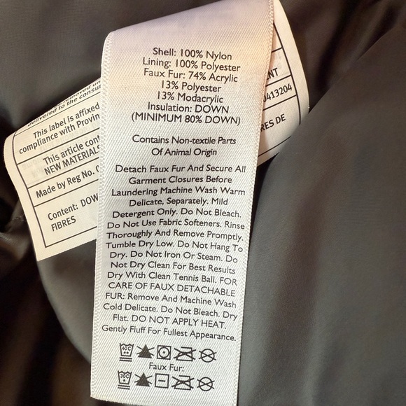 Eddie Bauer Men’s Navy Premium DOWN Hooded Weatheredge Parka NWOT-Large - Picture 3 of 14